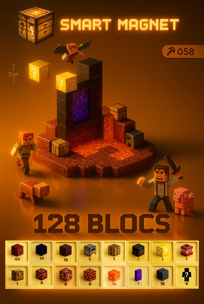 Jeux Minecraft magnétique