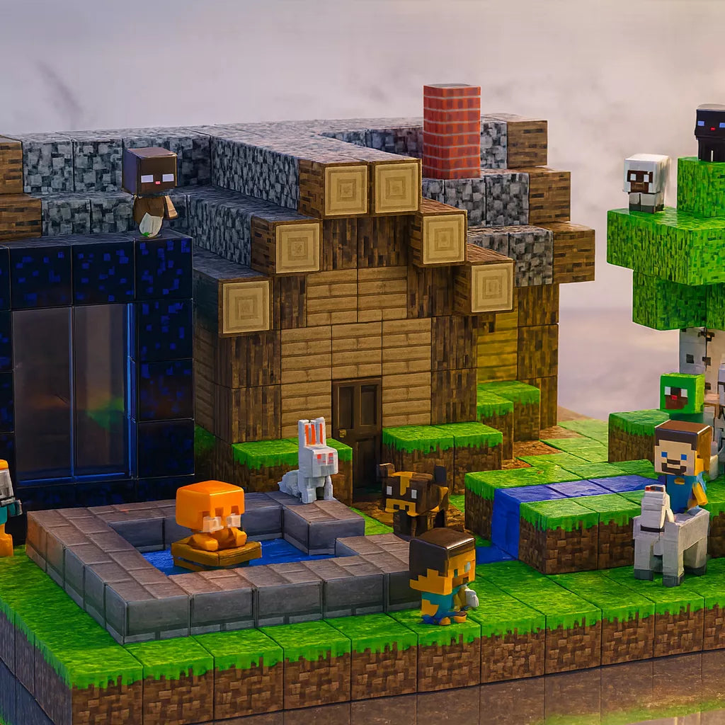 Blocs Minecraft à assembler à la maison