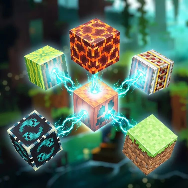 blocs Minecraft jeux magnétiques construction