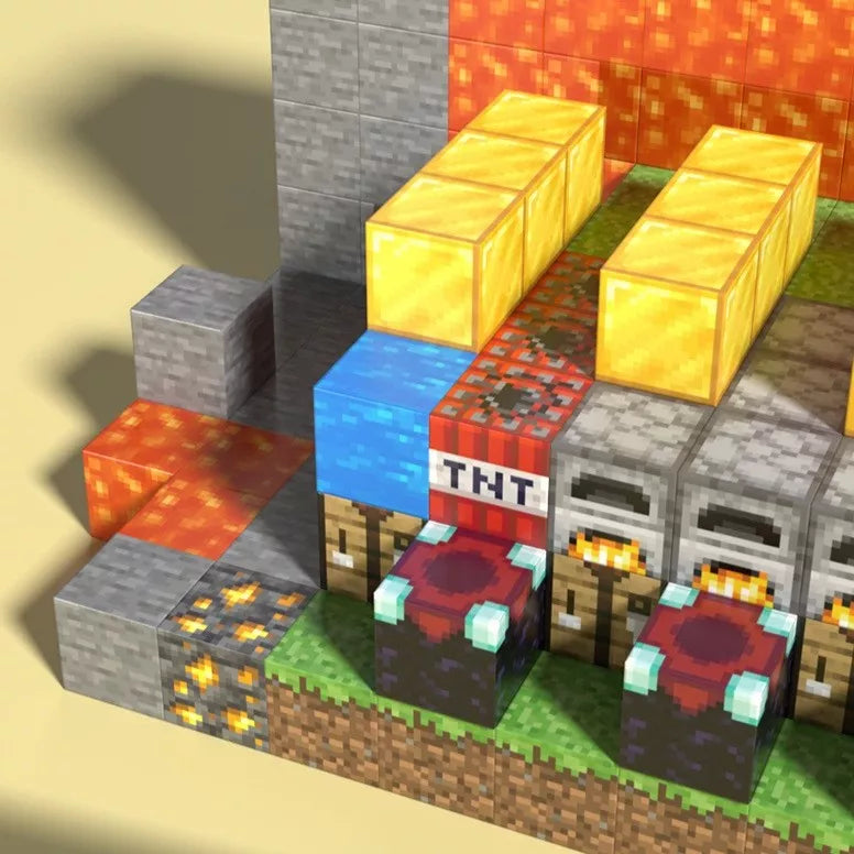 Sachets de Lego Minecraft aimanté