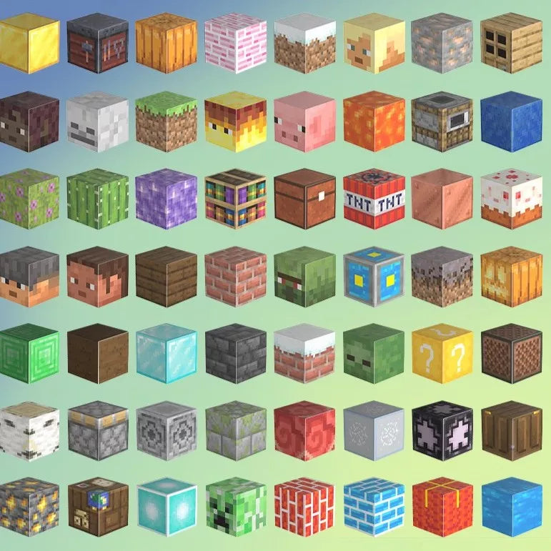 Blocs magnétiques Minecraft + figurines offertes