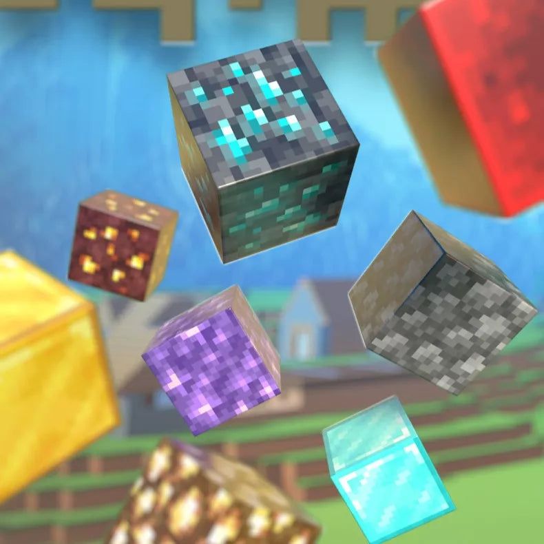 Blocs magnétiques Minecraft + figurines offertes
