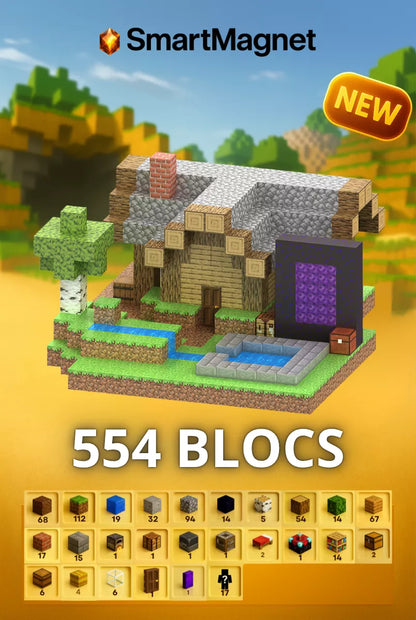 Blocs magnétiques SmartMagnet + figurines offertes